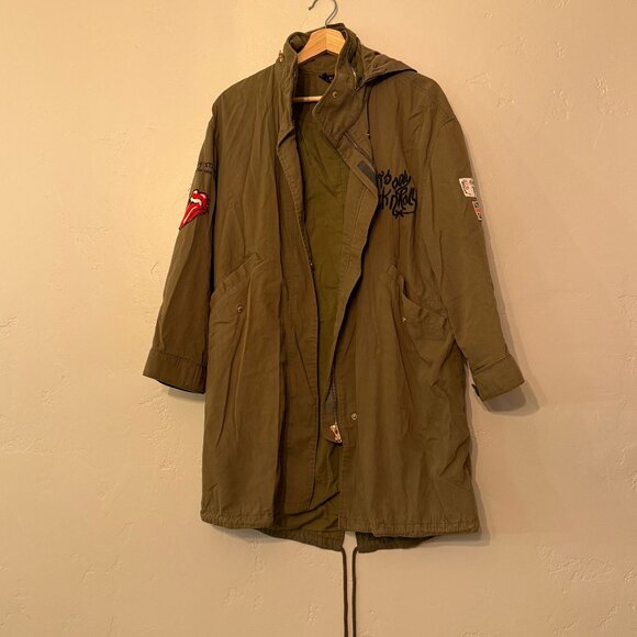 Rolling Stones Green Army Jacket - Picture 4 of 7